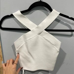 Aritzia Criss Cross Sculpt knit